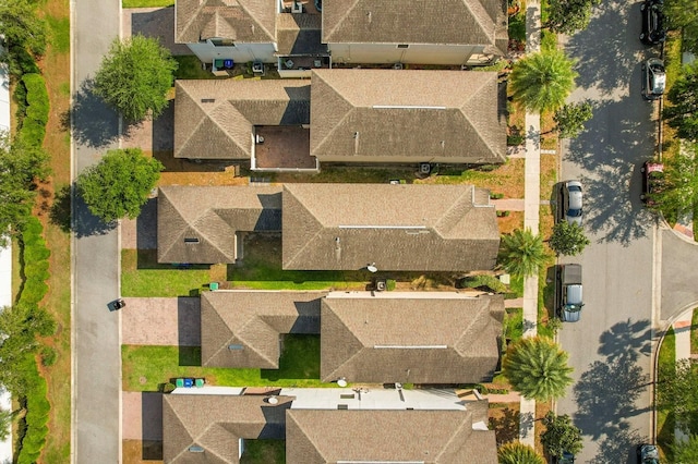 aerial view of residential area