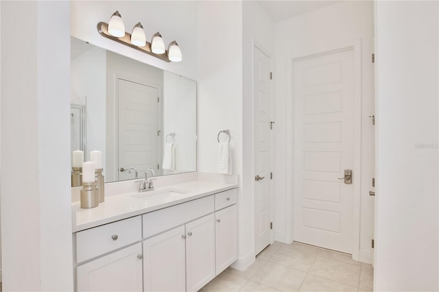 10139 Austrina Oak Loop, Winter Garden, FL 34787 - bathroom featuring a closet, tile patterned floors, baseboards, and vanity