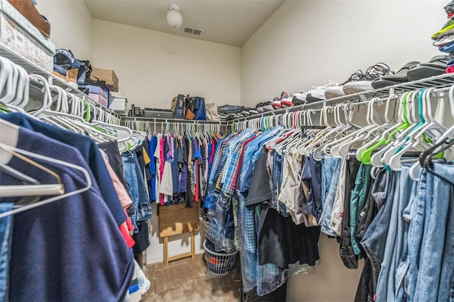 2815 Shelburne Way, Saint Cloud, FL 34772 - spacious closet featuring carpet floors and visible vents