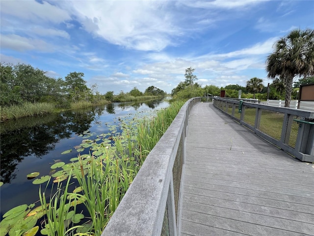 1880 Perch Hammock Loop, Groveland, FL 34736 - dock area featuring a water view