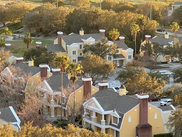 bird's eye view featuring a residential view