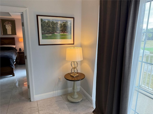 interior details with baseboards