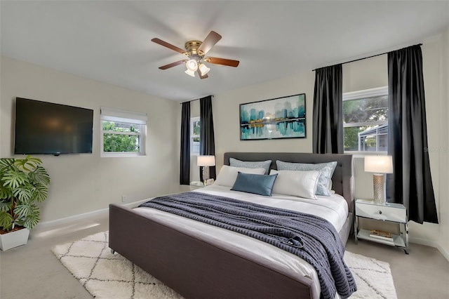 1231 Glastonberry Rd, Maitland, FL 32751 - carpeted bedroom featuring baseboards and ceiling fan