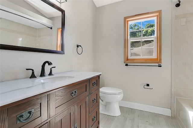 1512 Adriatic Dr, Ocoee, FL 34761 - full bathroom with baseboards, vanity, and toilet