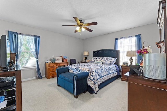 3917 Pemberly Pines Cir, Saint Cloud, FL 34769 - bedroom featuring baseboards, a ceiling fan, and carpet flooring