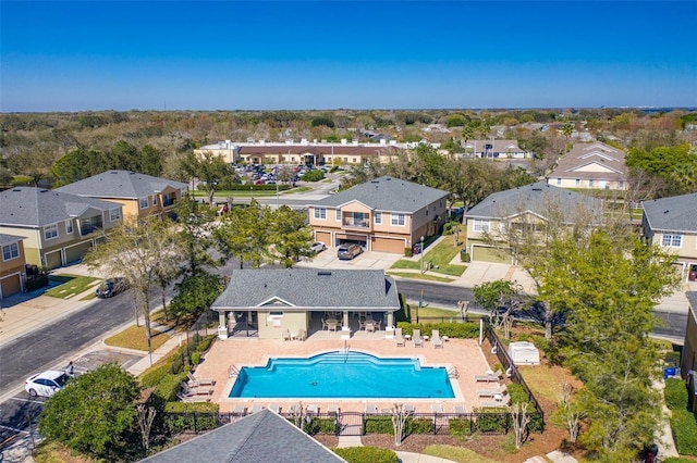 3917 Pemberly Pines Cir, Saint Cloud, FL 34769 - birds eye view of property featuring a residential view