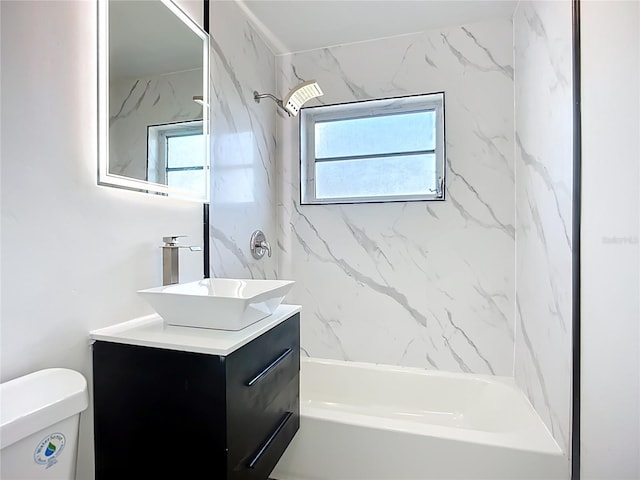 22131 Bahama Ave, Port Charlotte, FL 33952 - full bath with shower / bathtub combination, vanity, and toilet