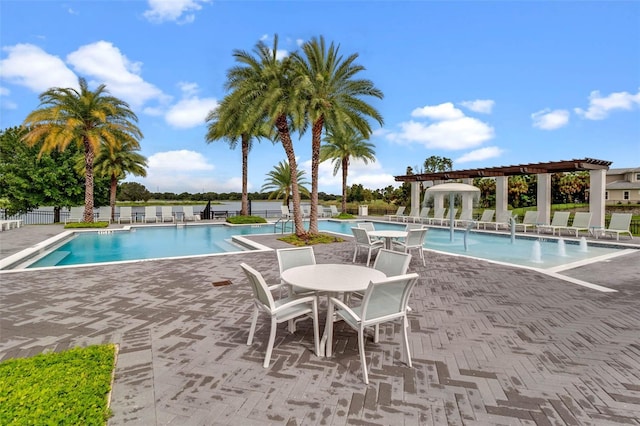 8848 Bismarck Palm Dr, Winter Garden, FL 34787 - pool featuring fence and a patio area