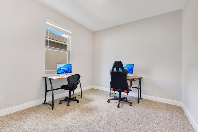 2127 Bay Line Rd, Oakland, FL 34787 - home office with carpet floors and baseboards
