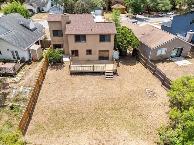 bird's eye view featuring a residential view