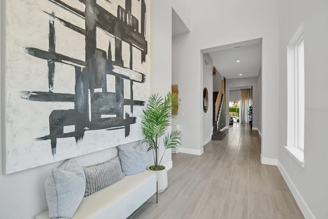 7905 Jacks Club Dr, Kissimmee, FL 34747 - hallway featuring baseboards