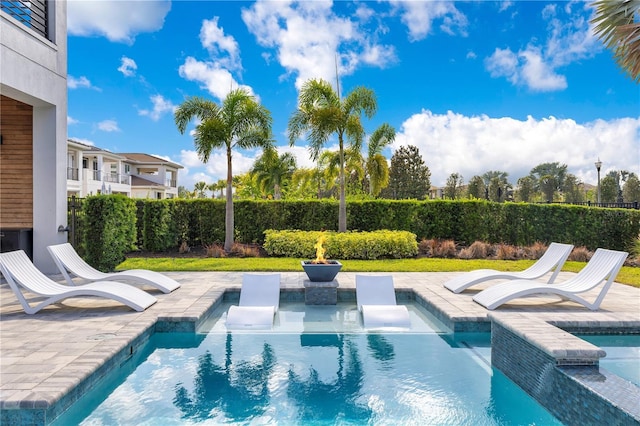 7905 Jacks Club Dr, Kissimmee, FL 34747 - view of swimming pool with a patio area and fence