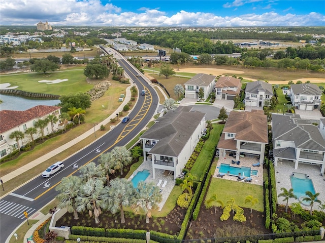 7905 Jacks Club Dr, Kissimmee, FL 34747 - aerial perspective of suburban area with a pool