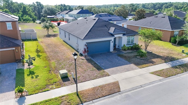 bird's eye view featuring a residential view