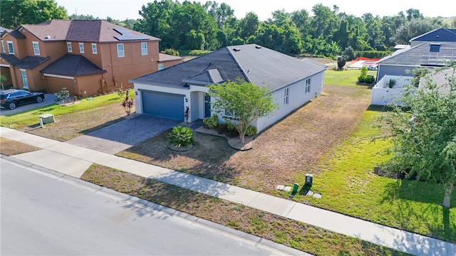 birds eye view of property featuring a residential view