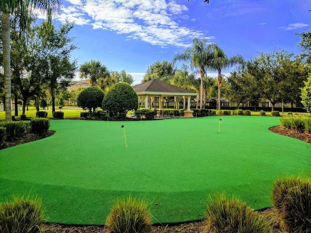 surrounding community featuring a gazebo