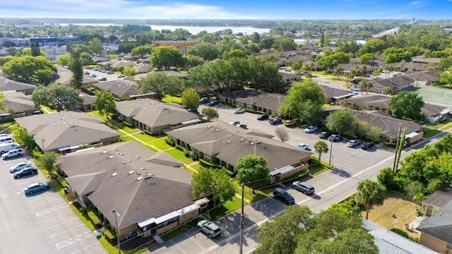 206 Diamond Cv Unit 106, Casselberry, FL 32707 - bird's eye view featuring a water view and a residential view