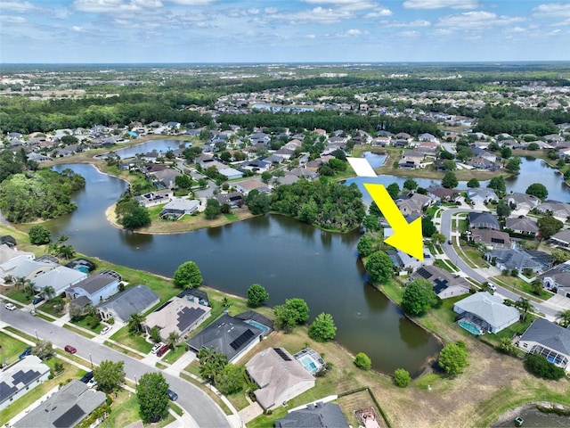 633 Lakehaven Cir, Orlando, FL 32828 - aerial view of property's location with a nearby body of water and nearby suburban area