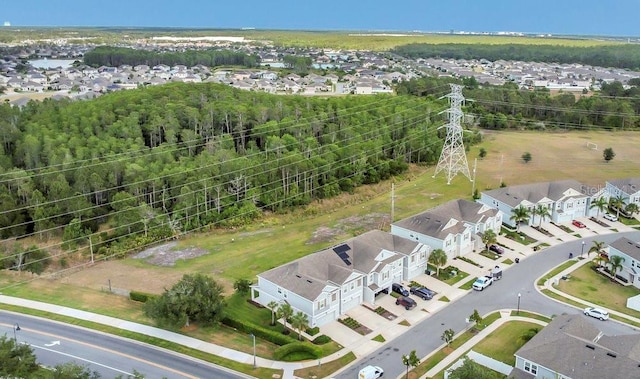 birds eye view of property featuring a residential view