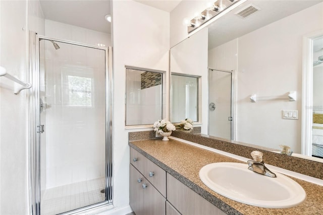 1180 S Beach Cir, Kissimmee, FL 34746 - full bathroom with vanity and a stall shower