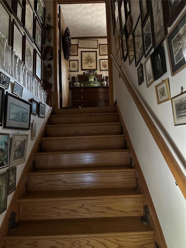view of stairs