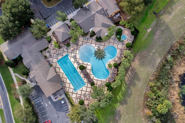 26807 Bull Run, Leesburg, FL 34748 - aerial view of a pool