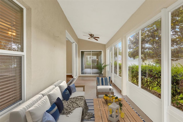 26807 Bull Run, Leesburg, FL 34748 - sunroom / solarium with lofted ceiling and carpet