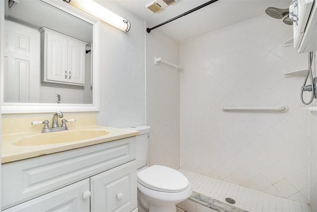 136 Beach Park Ln Unit 35, Cape Canaveral, FL 32920 - full bathroom with a shower stall, toilet, and vanity