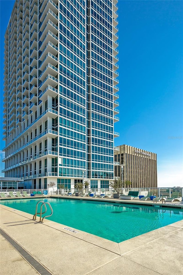 view of community pool