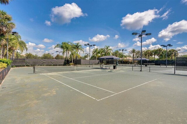 11908 Delfina Ln, Orlando, FL 32827 - view of tennis court featuring fence
