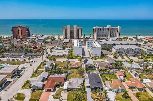 15406 2nd St E, Madeira Beach, FL 33708 - drone / aerial view featuring a water view