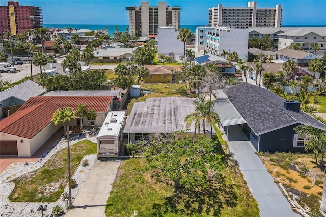 15406 2nd St E, Madeira Beach, FL 33708 - drone / aerial view featuring a water view