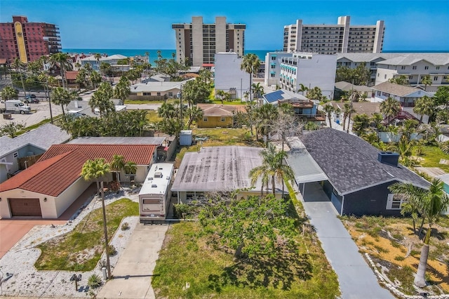 15406 2nd St E, Madeira Beach, FL 33708 - drone / aerial view with a water view