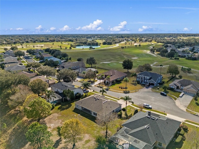 23533 Valderama Ln, Sorrento, FL 32776 - bird's eye view with a residential view, view of golf course, and a water view
