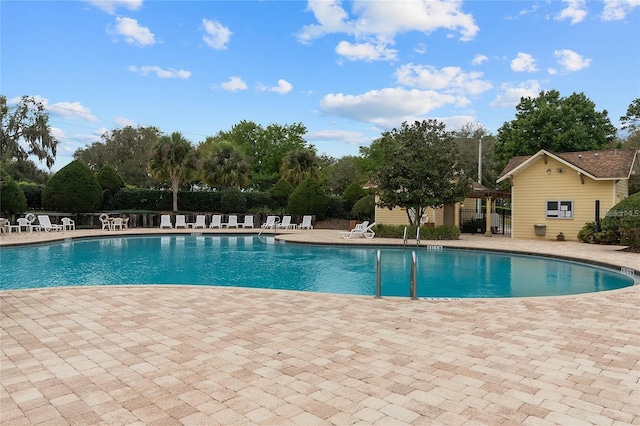23533 Valderama Ln, Sorrento, FL 32776 - pool featuring a patio area and fence