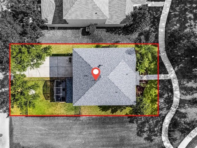 913 Bending Oak Trl, Winter Garden, FL 34787 - aerial view of property and surrounding area featuring property parcel outlined