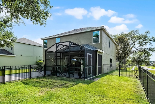913 Bending Oak Trl, Winter Garden, FL 34787 - rear view of property with stucco siding and a patio area