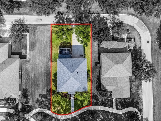 913 Bending Oak Trl, Winter Garden, FL 34787 - aerial view of property and surrounding area with property parcel outlined