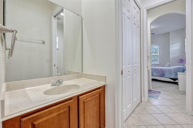 14003 Hampshire Bay Cir, Winter Garden, FL 34787 - ensuite bathroom featuring tile patterned floors, ensuite bathroom, and vanity