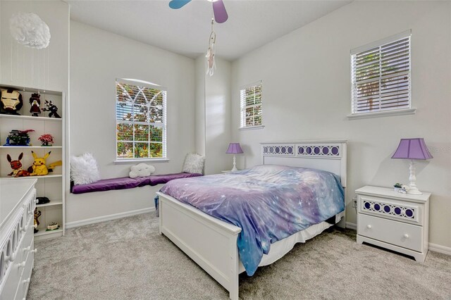 14003 Hampshire Bay Cir, Winter Garden, FL 34787 - carpeted bedroom featuring baseboards and ceiling fan