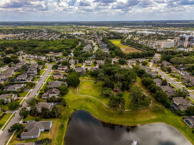 14003 Hampshire Bay Cir, Winter Garden, FL 34787 - drone / aerial view with a water view, golf course view, and a residential view