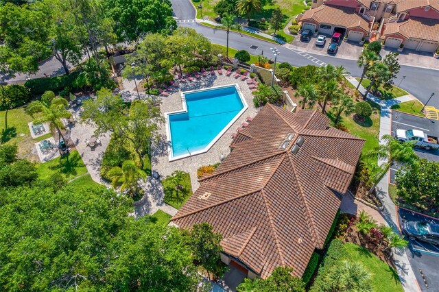 7449 Sugar Bend Dr Unit 7449, Orlando, FL 32819 - aerial view of a pool area