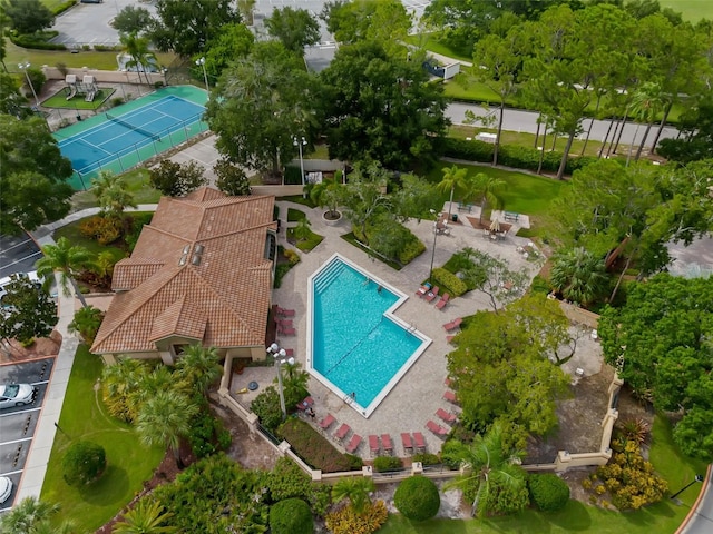 7449 Sugar Bend Dr Unit 7449, Orlando, FL 32819 - aerial view of a pool