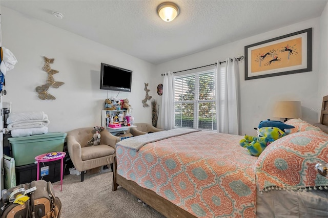 822 Sheen Cir, Haines City, FL 33844 - bedroom with carpet and a textured ceiling