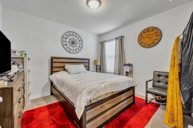 822 Sheen Cir, Haines City, FL 33844 - bedroom featuring baseboards, carpet, and a textured ceiling