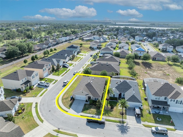 822 Sheen Cir, Haines City, FL 33844 - drone / aerial view with a residential view