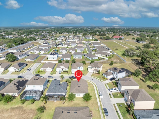 822 Sheen Cir, Haines City, FL 33844 - bird's eye view with a residential view