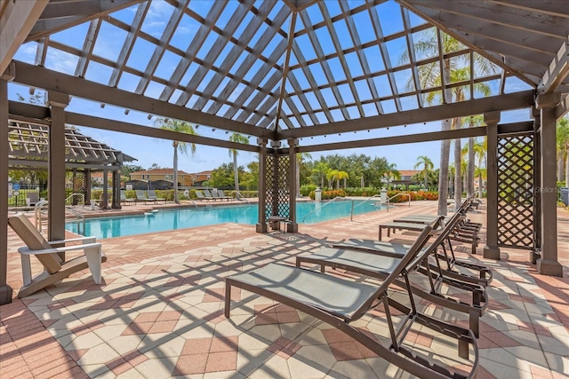 1031 Marcello Blvd, Kissimmee, FL 34746 - pool featuring a patio and a gazebo