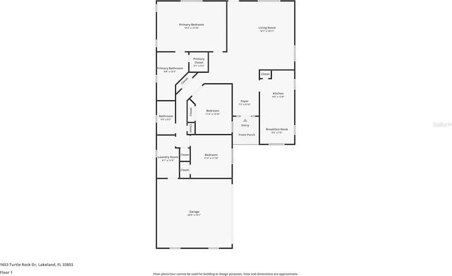 1653 Turtle Rock Dr, Lakeland, FL 33803 - floor plan