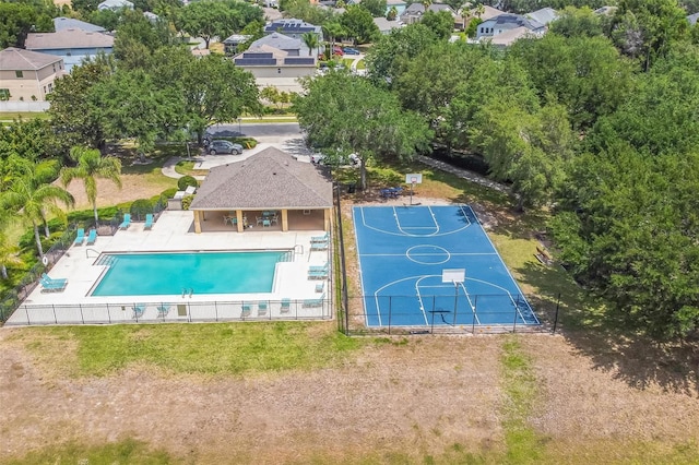 807 Ayden Oak Ln, Ocoee, FL 34761 - view of sport court with fence, community basketball court, and a community pool